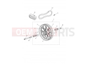 Triumph 2024 Scrambler 900 front wheel