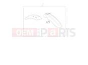 Triumph 2024 Scrambler 900 High Mudguard Kit, Painted