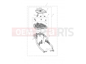 Triumph 2024 Scrambler 900 Mounting Rack Kit, Black