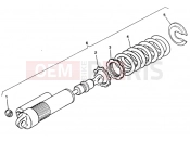 DUCATI 1997 Supersport 600 SS REAR SHOCK ABSORBER » SWING ARM