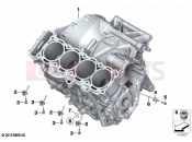 Engine housing - BMW Motorrad S 1000 RR 15 (0D40) 2016