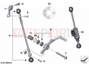 Outer gearshift parts - BMW Motorrad S 1000 RR 15 (0D40) 2016