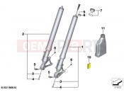 Telescope fork  2 - BMW Motorrad S 1000 RR 15 (0D40) 2016