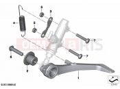 Brake pedal - BMW Motorrad S 1000 RR 15 (0D40) 2016