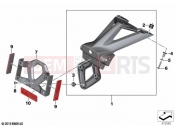 Licence plate holder - BMW Motorrad S 1000 RR 15 (0D40) 2016