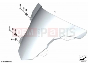 Windscreen - BMW Motorrad S 1000 RR 15 (0D40) 2016