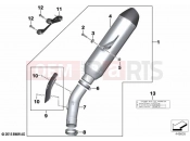 Sport silencer - BMW Motorrad S 1000 RR 15 (0D40) 2016