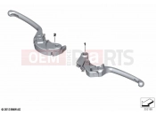 HP hand lever, folding - BMW Motorrad S 1000 RR 15 (0D40) 2016