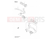 45 - HANDLE LEVER - Suzuki AN400A K9 (2009) Burgman 400 (E03,E28,E33)