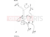 SUZUKI AN400A L2 (2012) Burgman 400 (E19, E24) 178 - FRONT BRAKE HOSE (AN400ZAL2 E19)