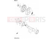 13 - CRANK BALANCER - Suzuki AN400A L4 (2014) Burgman 400 (E02)