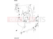23 - RADIATOR HOSE (AN400L4 E19) - Suzuki AN400A L4 (2014) Burgman 400 (E02)
