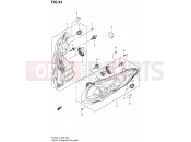 43 - FRONT COMBINATION LAMP - Suzuki AN400A L4 (2014) Burgman 400 (E02)