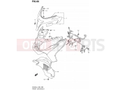 66 - FRONT LEG SHIELD (AN400AL4 E02) - Suzuki AN400A L4 (2014) Burgman 400 (E02)
