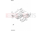70 - REAR LEG SHIELD - Suzuki AN400A L4 (2014) Burgman 400 (E02)