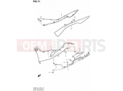 71 - SIDE LEG SHIELD (AN400L4 E19) - Suzuki AN400A L4 (2014) Burgman 400 (E02)