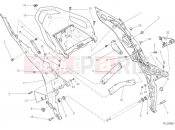 DUCATI Multistrada 1200 S Touring REAR FRAME COMP.