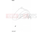 83 - FRONT FENDER (AN400ZAL4 E02) - Suzuki AN400A L4 (2014) Burgman 400 (E02)