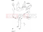 85 - HANDLEBAR (AN400L4 E19) - Suzuki AN400A L4 (2014) Burgman 400 (E02)