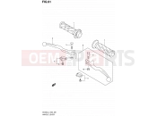 91 - HANDLE LEVER (AN400AL4 E02) - Suzuki AN400A L4 (2014) Burgman 400 (E02)