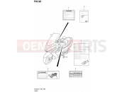 99 - LABEL (AN400AL4 E02) - Suzuki AN400A L4 (2014) Burgman 400 (E02)