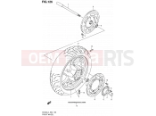 126 - FRONT WHEEL (AN400AL4 E19) - Suzuki AN400A L4 (2014) Burgman 400 (E02)