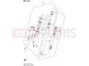 118 - FRONT FORK DAMPER (AN400ZAL4 E19) - Suzuki AN400A L4 (2014) Burgman 400 (E02)