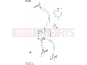 134 - FRONT BRAKE HOSE (AN400L4 E19) - Suzuki AN400A L4 (2014) Burgman 400 (E02)