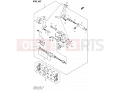 157 - REAR CALIPER (AN400AL4 E19) - Suzuki AN400A L4 (2014) Burgman 400 (E02)