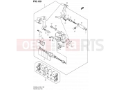 159 - REAR CALIPER (AN400ZAL4 E19) - Suzuki AN400A L4 (2014) Burgman 400 (E02)