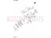 SUZUKI AN400A L5 (2015) Burgman 400 (E02) 163A - MUFFLER