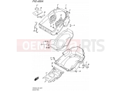 SUZUKI AN400A L5 (2015) Burgman 400 (E02) 456A - HELMET BOX