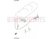 SUZUKI AN400A L5 (2015) Burgman 400 (E02) 508A - SEAT SUPPORT BRACKET