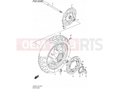 SUZUKI AN400A L5 (2015) Burgman 400 (E02) 530E - FRONT WHEEL (AN400ZAL5 E19)