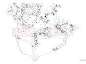 DUCATI Panigale V4 SP Cooling Circuit