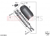 Spring strut, rear | Spring strut, rear - BMW Motorrad CE04 (0C51, 0C53) 2024