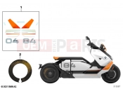 Sticker set | Sticker set - BMW Motorrad CE04 (0C51, 0C53) 2024