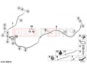 Brake lines, front 2 | Brake lines, front 2 - BMW Motorrad CE04 (0C51, 0C53) 2024