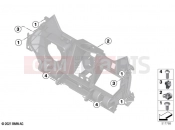 Storage comp.front section mounting | Storage comp.front section mounting - BMW Motorrad CE04 (0C51, 0C53) 2024