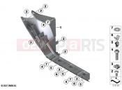 Footboard support | Footboard support - BMW Motorrad CE04 (0C51, 0C53) 2024