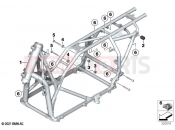 Main frame | Main frame - BMW Motorrad CE04 (0C51, 0C53) 2024