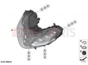 LED headlight | LED headlight - BMW Motorrad CE04 (0C51, 0C53) 2024