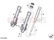 Fork slider | Fork slider - BMW Motorrad CE04 (0C51, 0C53) 2024