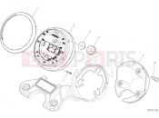DUCATI 2020 Scrambler Cafe Racer Instrument Panel