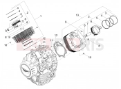 Cylinder - Piston - Motoguzzi V9 Bobber 850 SE E5 (EU) 2024