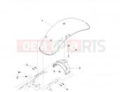 Rear mudguard - Motoguzzi V9 Bobber 850 SE E5 (EU) 2024