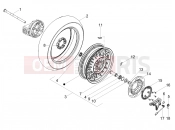Rear wheel - Motoguzzi V9 Bobber 850 SE E5 (EU) 2024