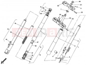 DUCATI 1996 Monster 750 FRONT FORK MARZOCCHI » FRONT SUSPENSION