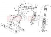 DUCATI 1996 Monster 750 REAR SHOCK ABSORBER » SWING ARM