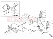 DUCATI 1996 Monster 900 EXHAUST SYSTEM » EXHAUST SYSTEM